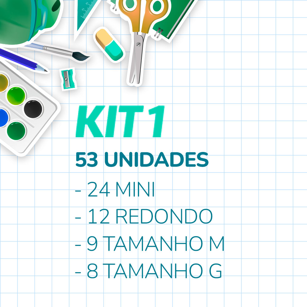 Kit 1 - 53 Etiquetas