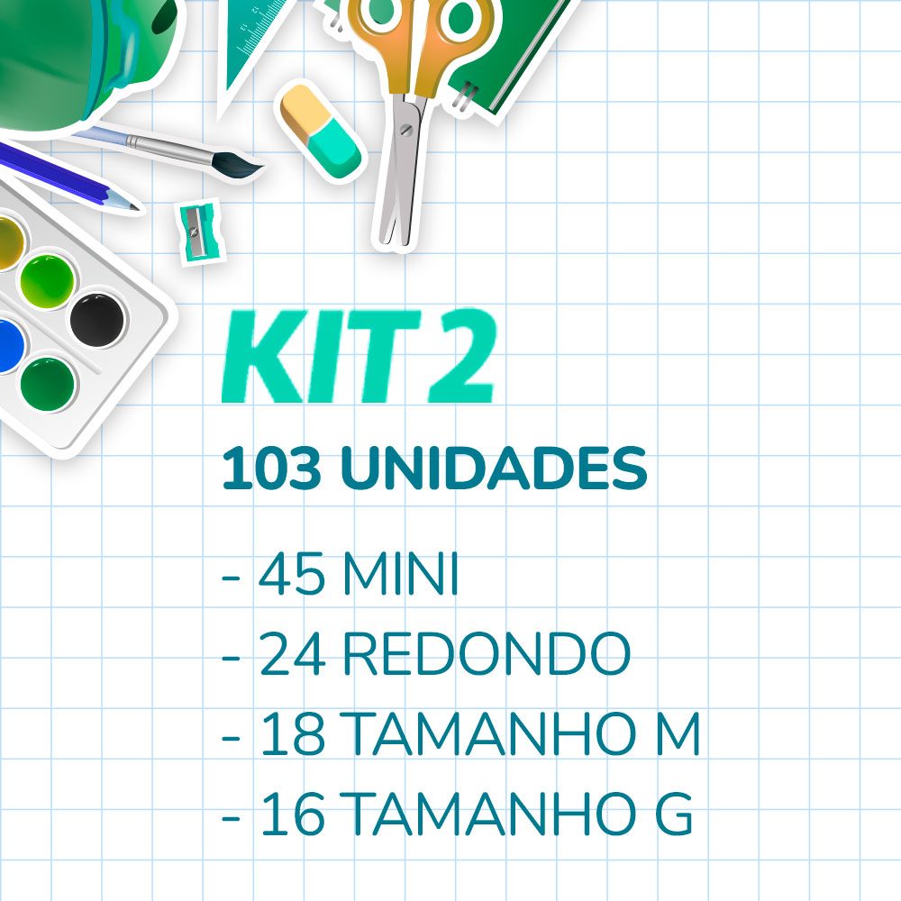 Kit 2 - 103 Etiquetas
