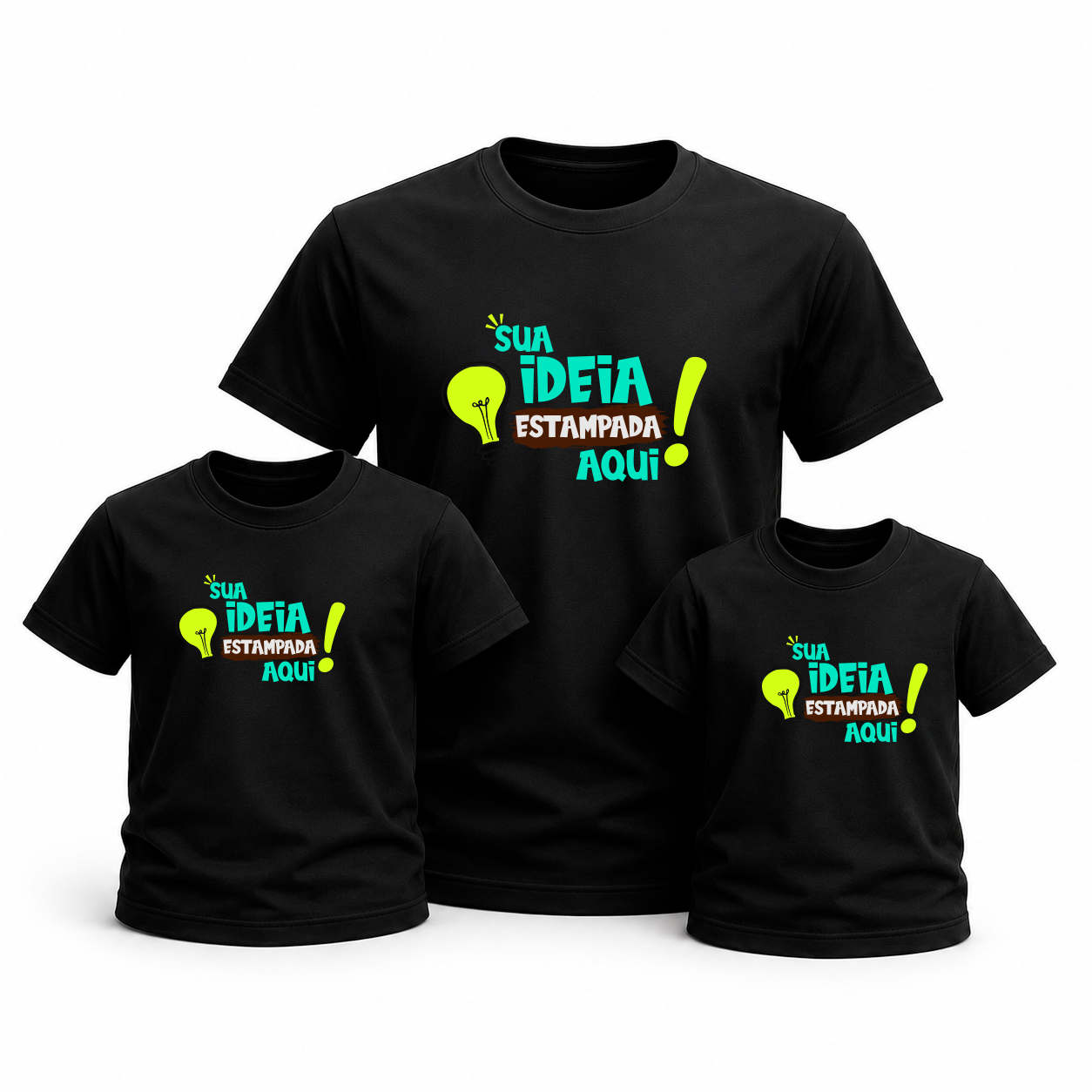 Kit 2 - ( 3 camisas) 20x28cm